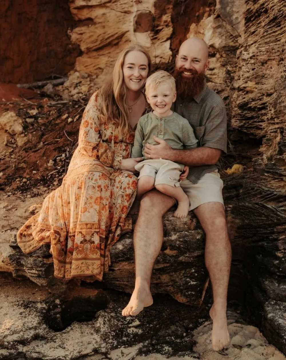 Marty and Alice Hazell, owners of Matrix Group WA, with their son